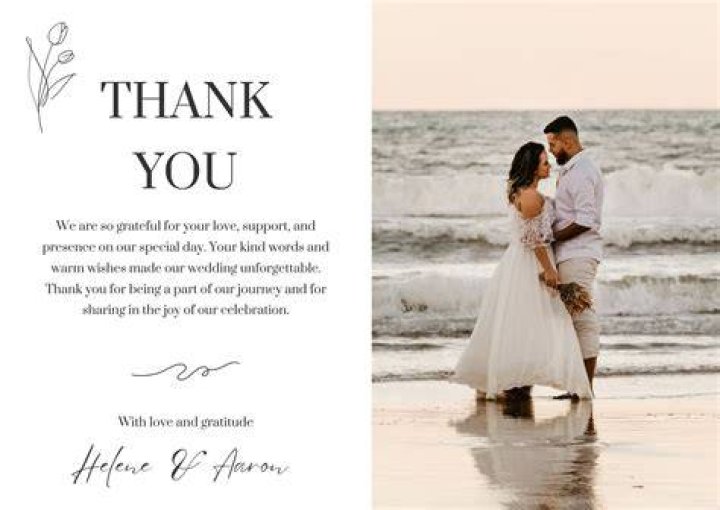 110+ Wedding Thank You Messages Heartfelt Gratitude & Love