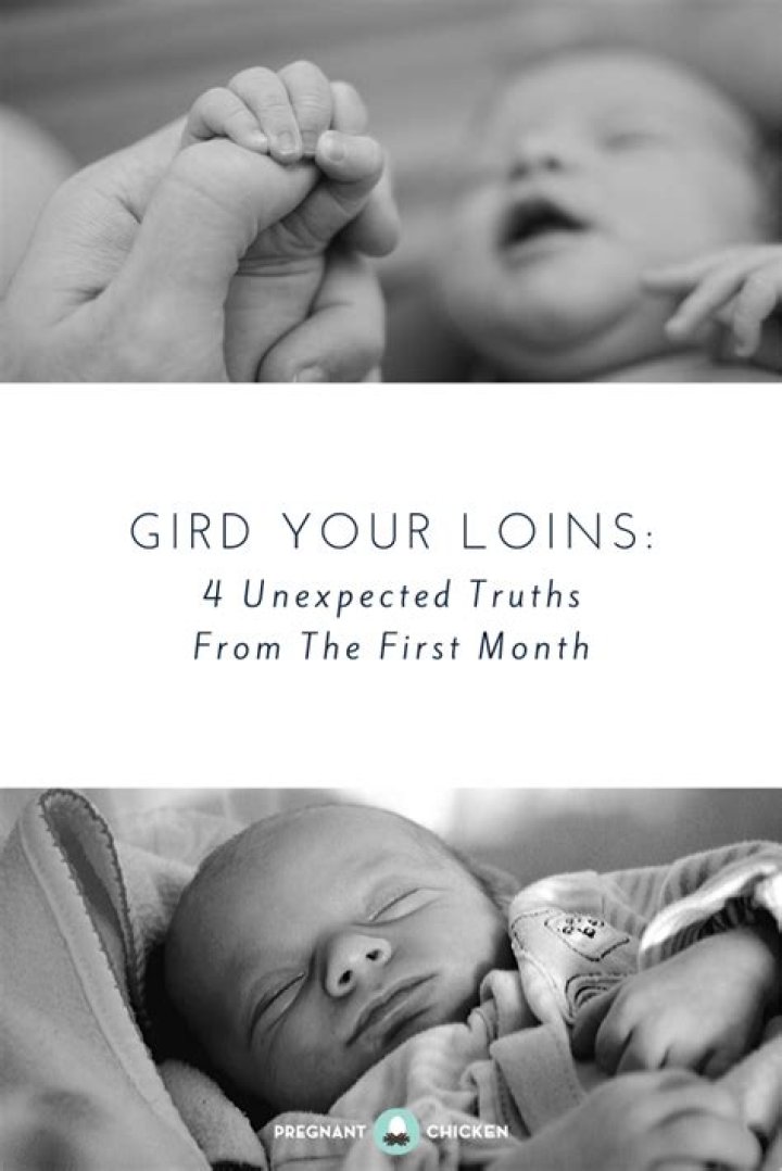 4 Unexpected Truths From the First Month as a New Mom