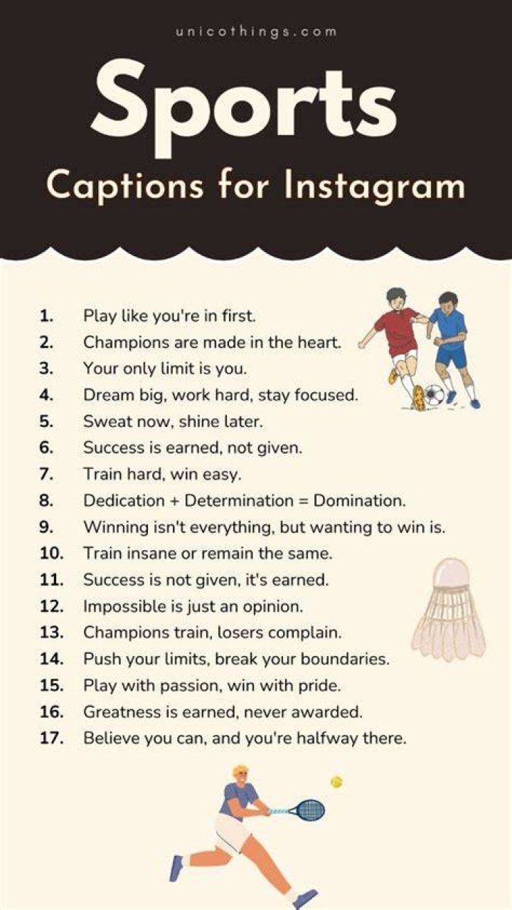 80+ Sports Captions For Instagram