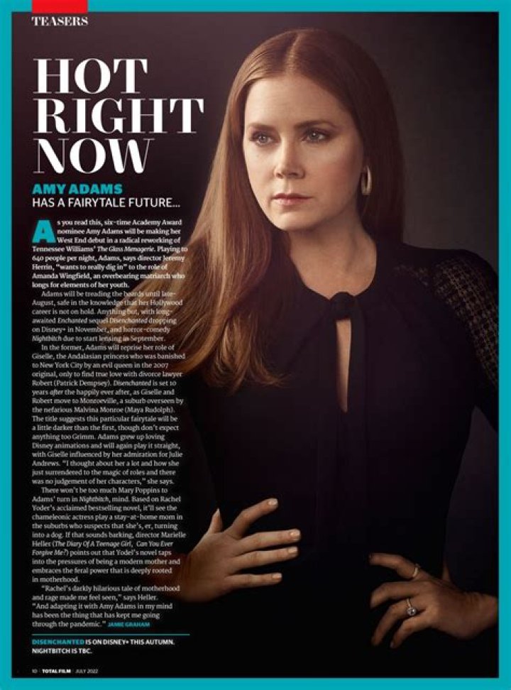 Amy Adams Total Film July 2022 Issue &bull; CelebMafia