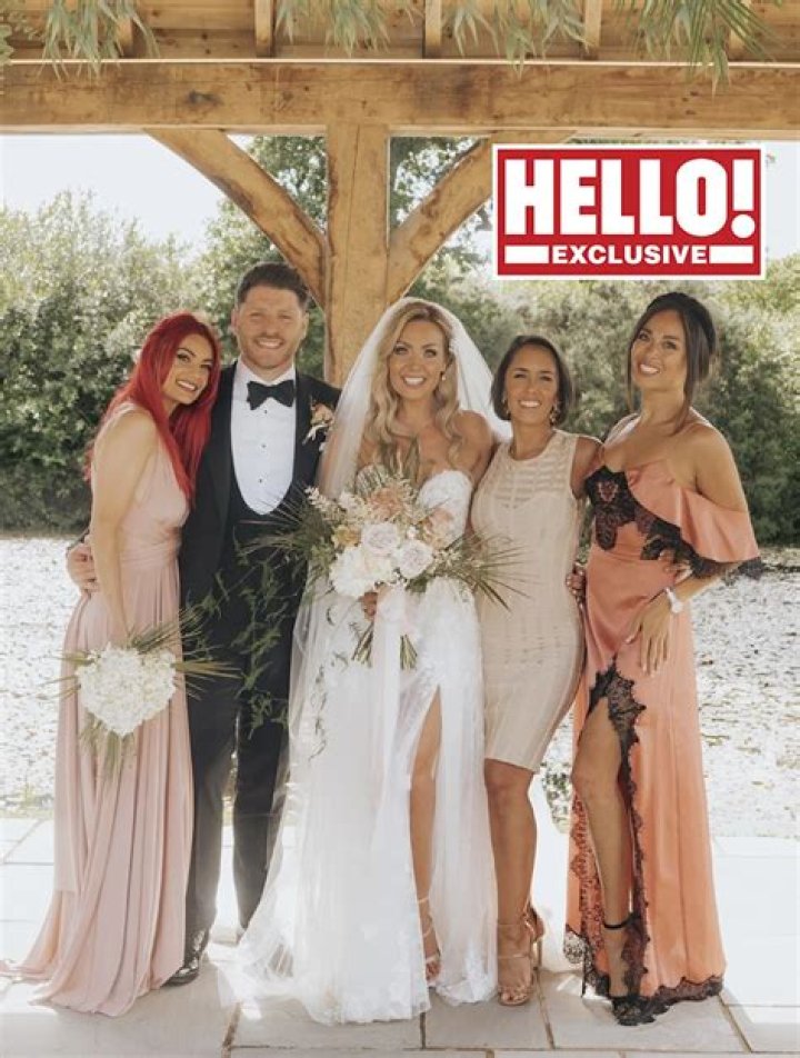 Amy Dowden wed Ben
