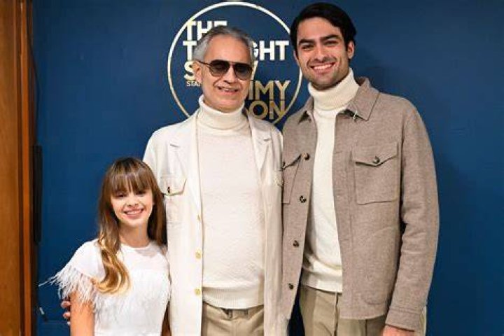Andrea Bocelli with new baby girl. Andrea, Celebrities, Our father lyrics