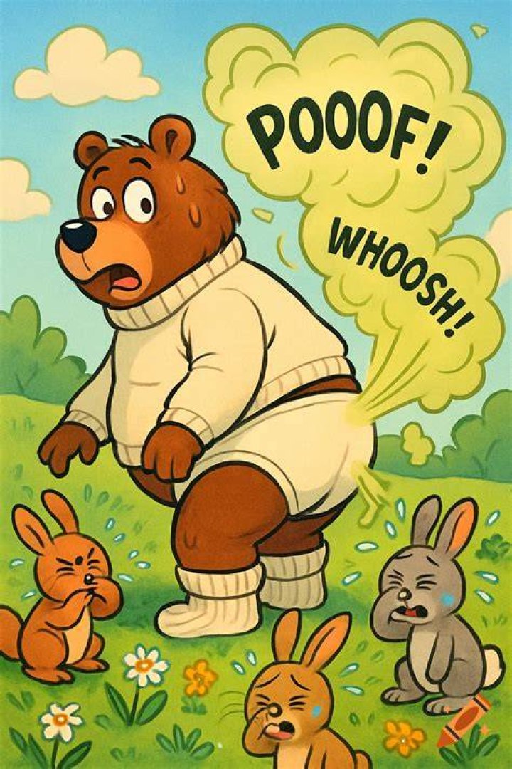 Boo bear farting 👉👌