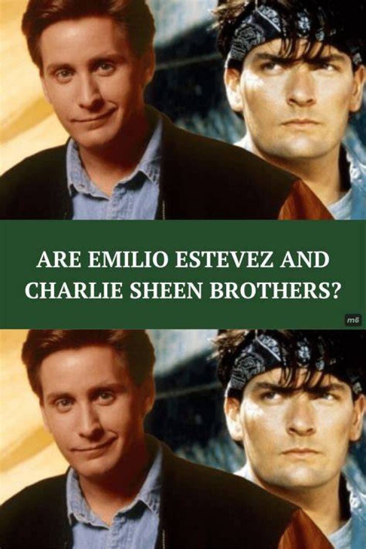 Charlie Sheen & Emilio Estevez from Celebrity Siblings E! News