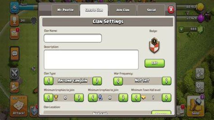 Clash of Clans Clan Search/Preview Clash of clans, Clan, Troops