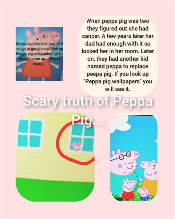Creepy Background Truth Behind Peppa Pig House Wallpaper Truth Behind