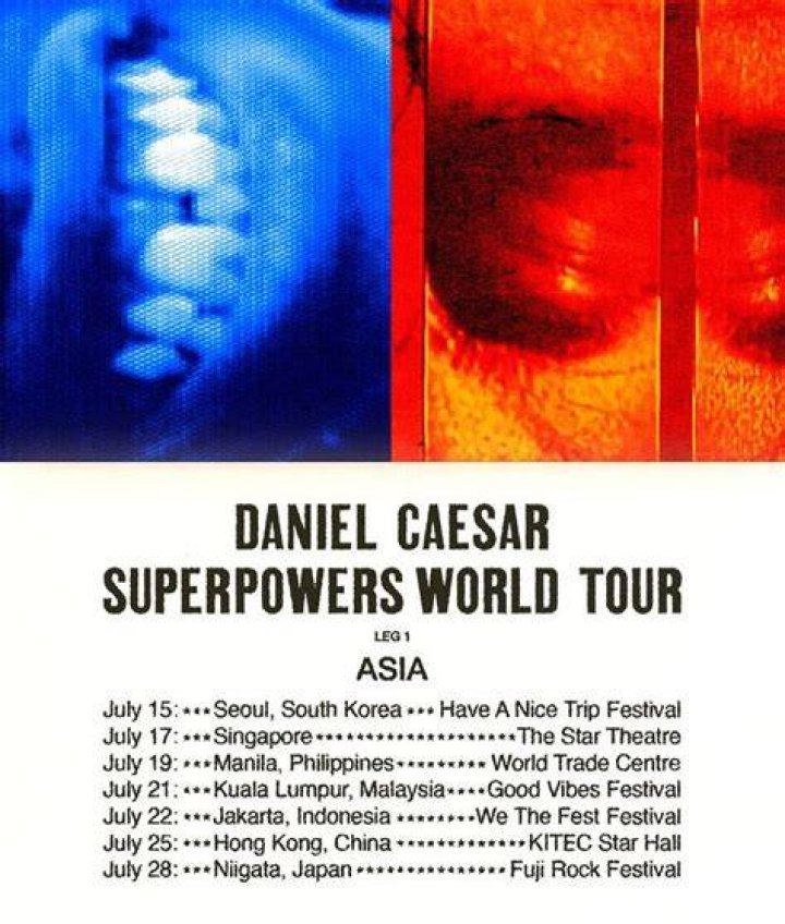 Daniel Caesar To Visit Manila for the Asia Leg of the &lsquo;Superpowers