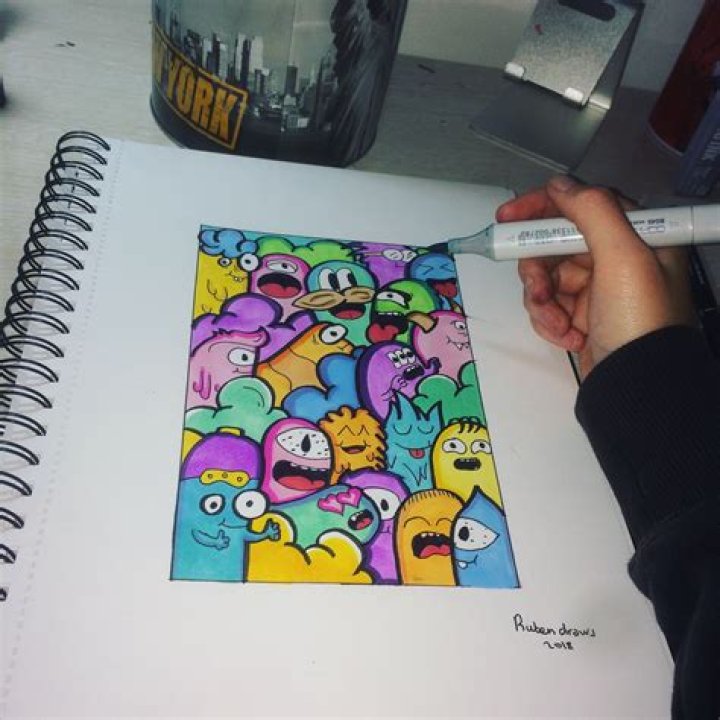 Drawing With Markers ; Drawing With Markers Marker art, Drawings