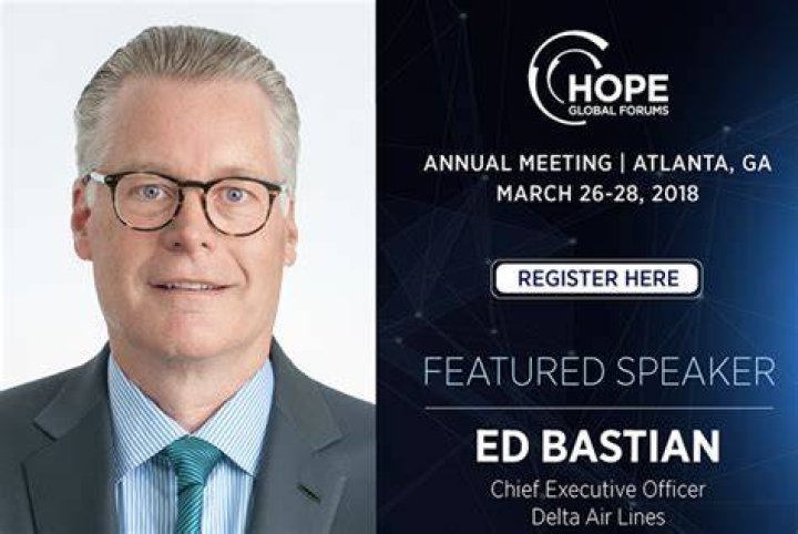 Ed Bastian HOPE Global Forums Presented by Operation HOPE, Inc.