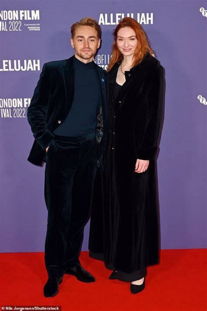 Eleanor Tomlinson with her brother in Leeds GotCeleb