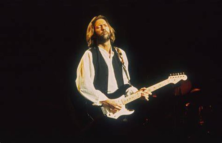 Eric Clapton, 70, and his wife of fifteen years Melia, 39, dress down