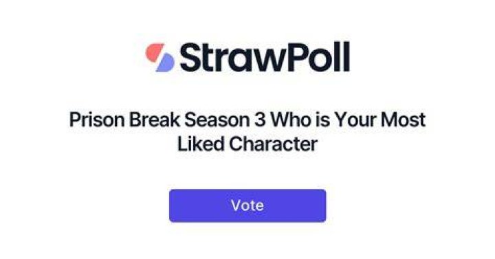 Favourite Poll Results Prison Break Fanpop