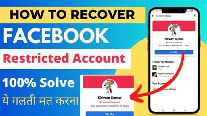 Fb account restricted problem 2022 facebook account restricted