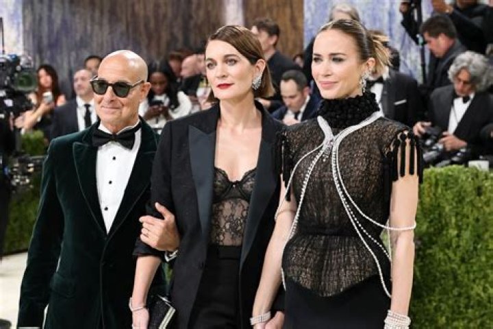  Felicity Blunt met Tucci in two very memorable ways