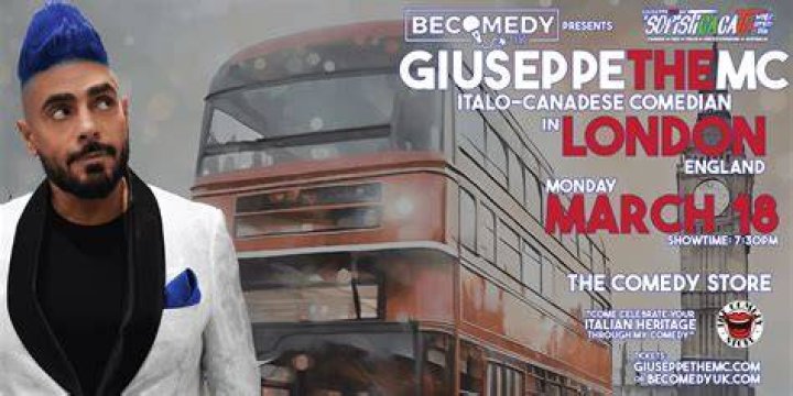 Giuseppe The MC Sofisticacatu World Comedy Tour Paramount Fine Foods