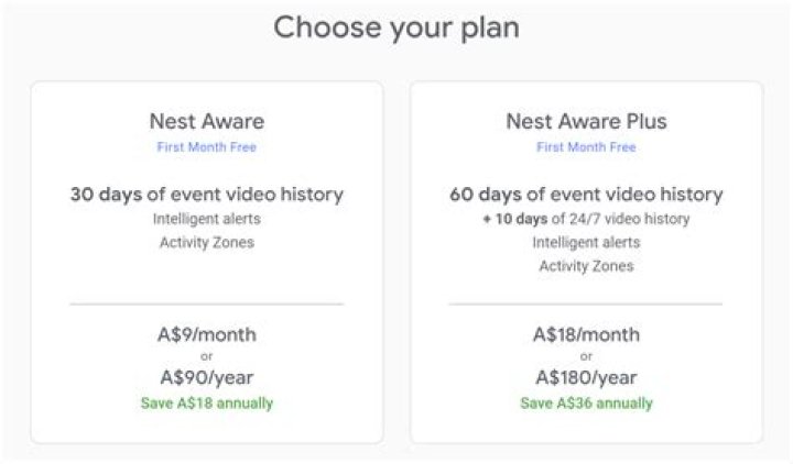 Google refreshes Nest Aware pricing to make it simpler &raquo; EFTM