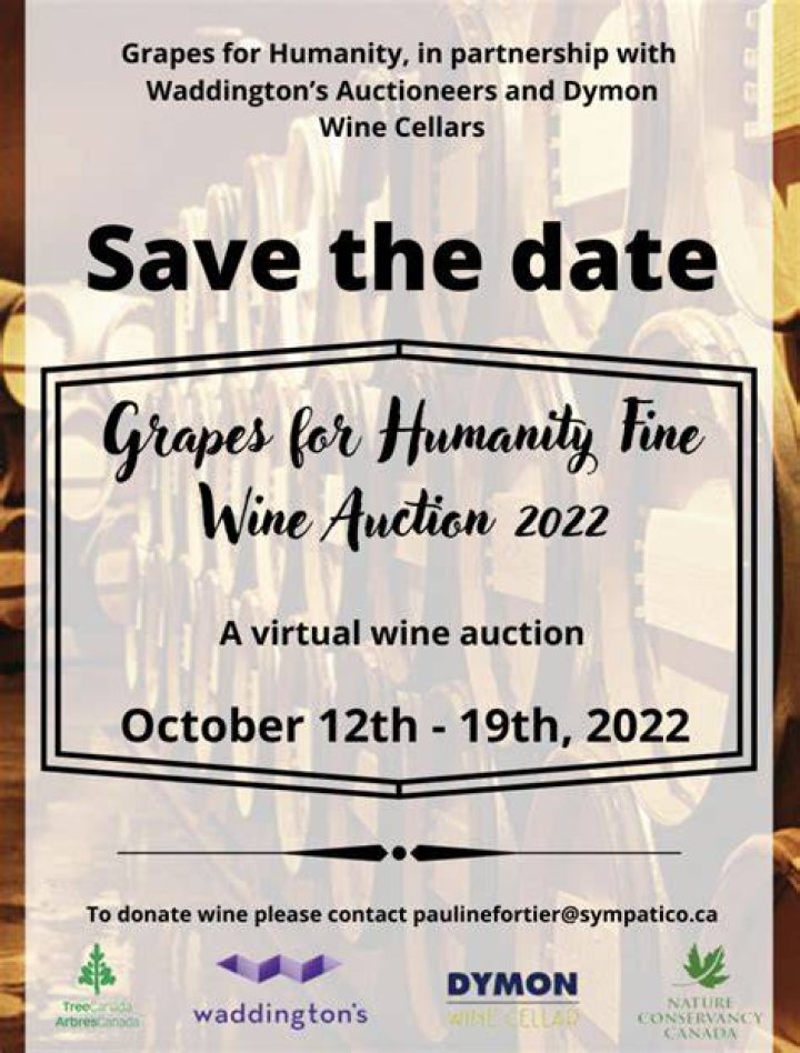 Grapes for Climate Change Action 2022 Wine Auction October 12 19