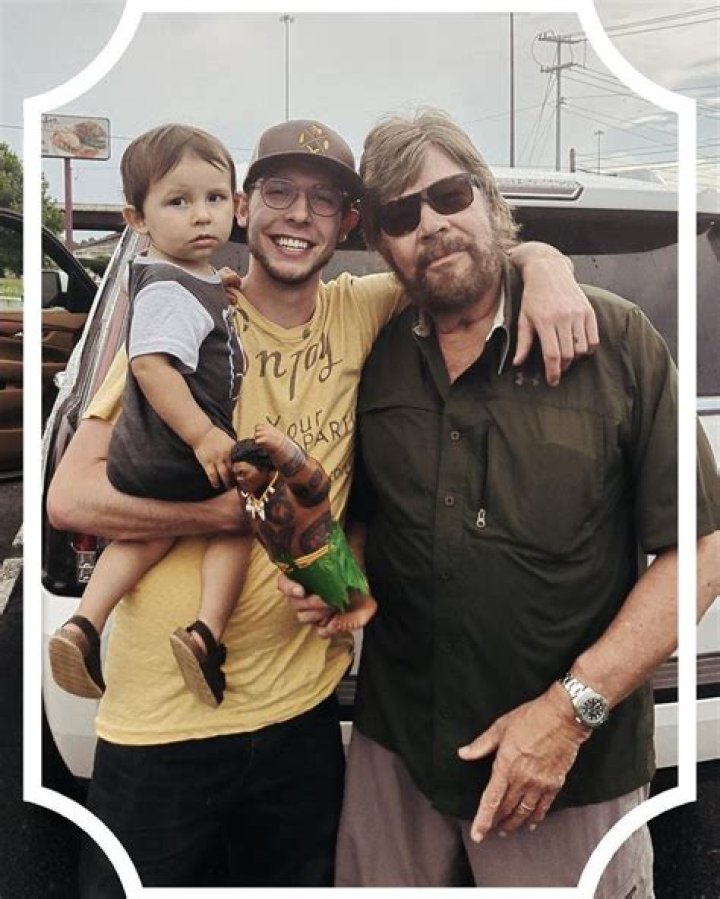 Hank Williams Jr with his youngest son Samuel Williams Hank williams