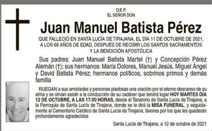 Juan Manuel Batista P&eacute;rez Canarias7