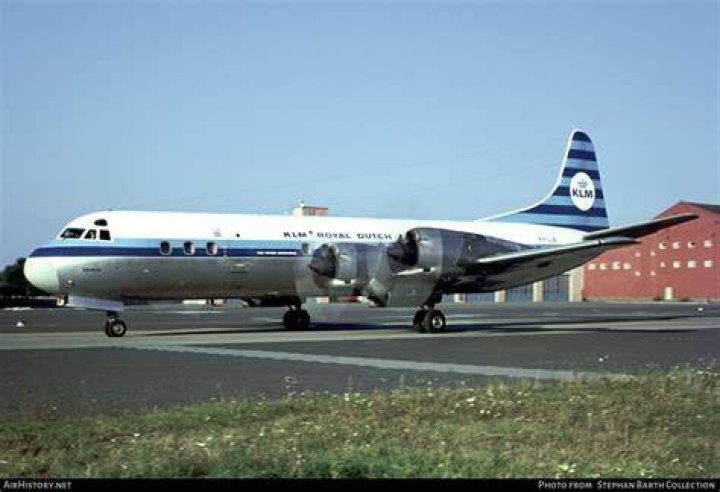 L188 Electra Klm royal dutch airlines, Lockheed electra, Lockheed