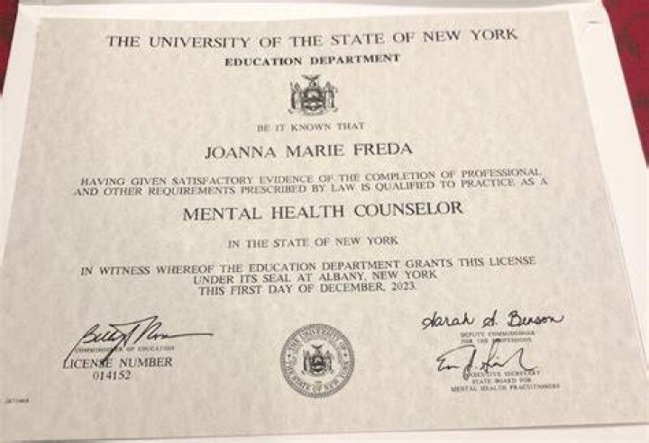 Licensed Mental Counselor Joanna Freda MHCLP, M.S.Ed.