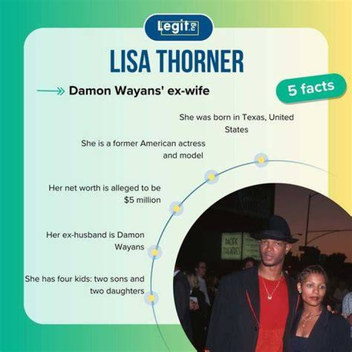 Lisa Thorner Interesting facts about Damon Wayan's exwife