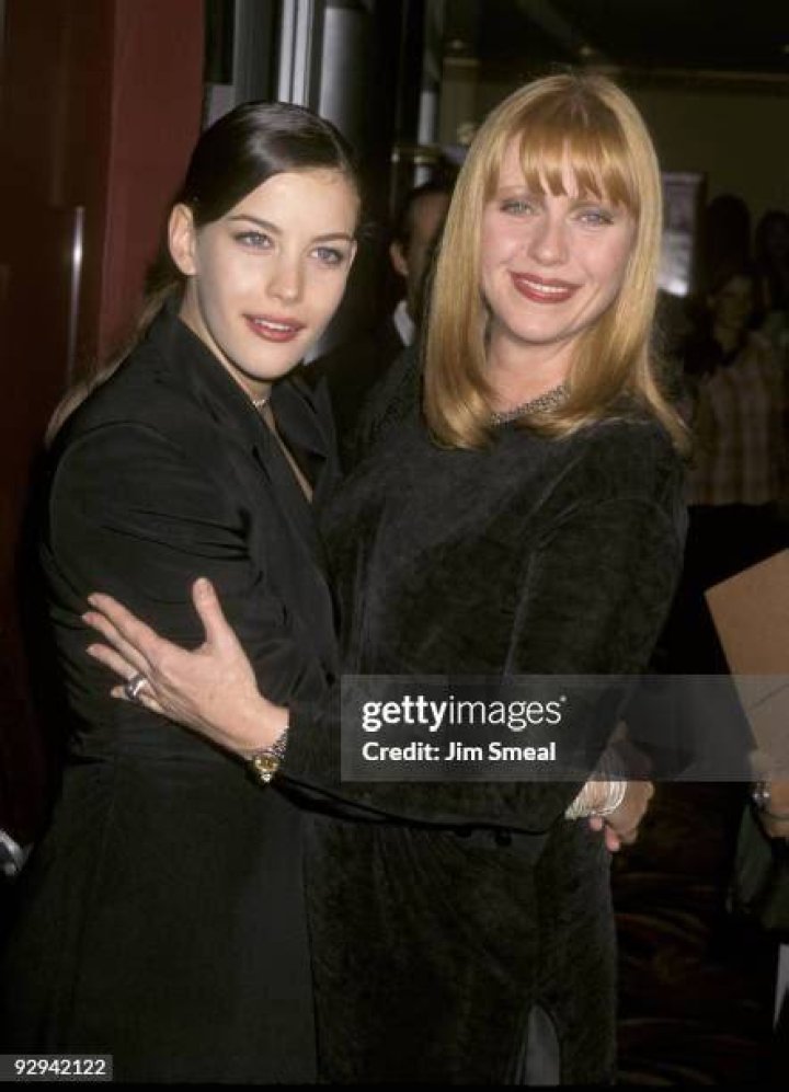 Liv Tyler with her mother Bebe Beuell at the premiere of "Velvet Stock