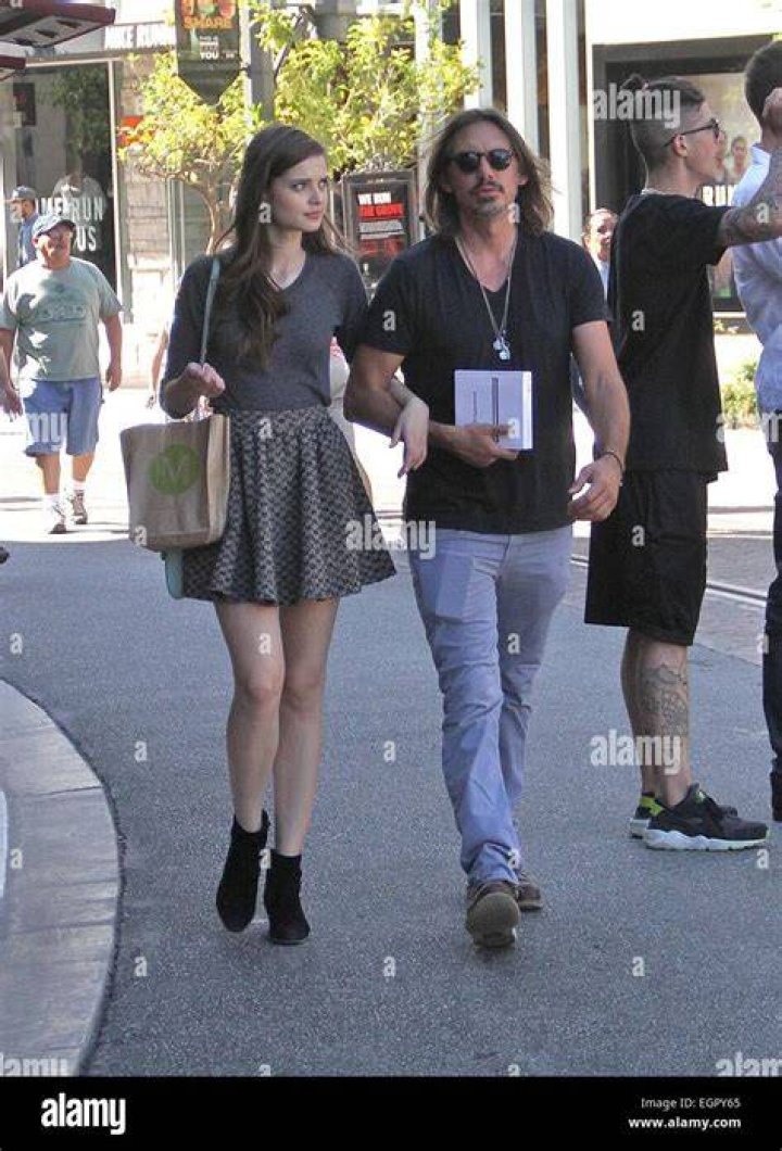 Lukas Haas shopping with his girlfriend at The Grove Featuring Lukas