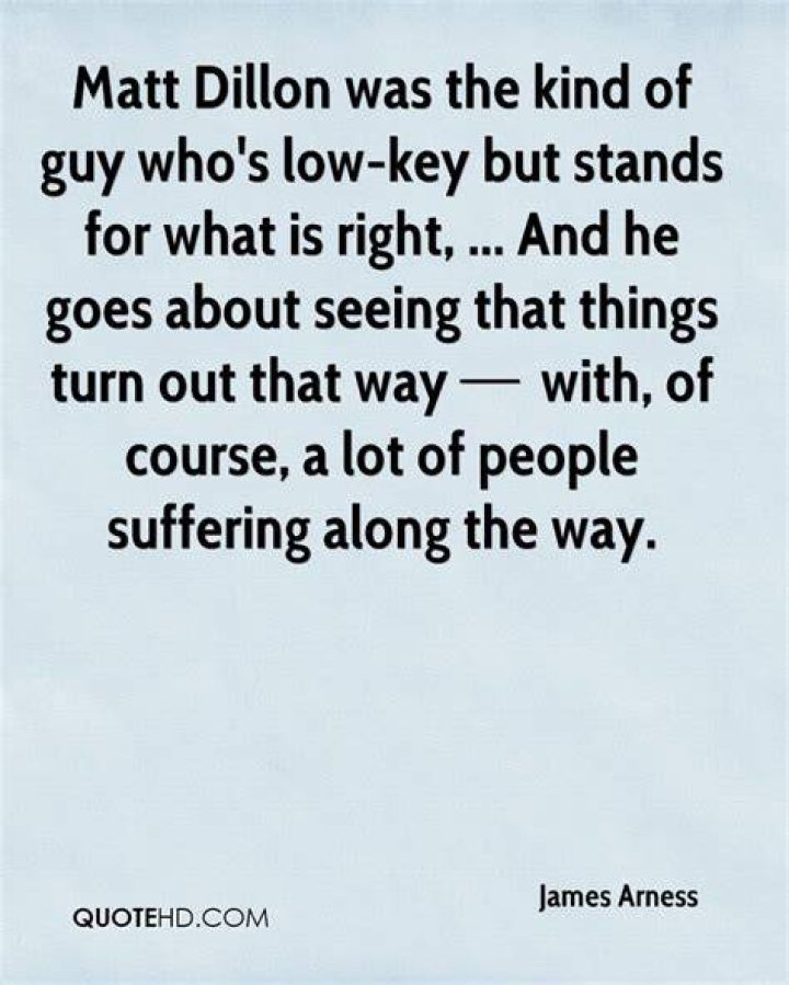 Marshal Matt Dillon Quotes. QuotesGram
