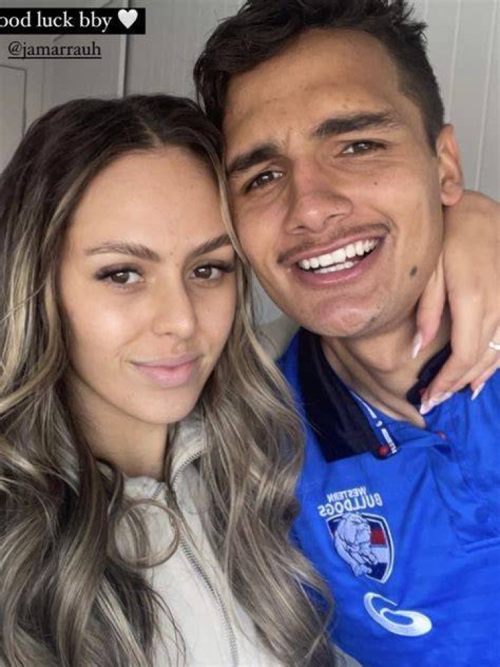 Mia Fevola seen with AFL Demon&rsquo;s player Steven May at Electric
