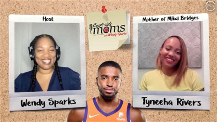 Mikal Bridges Mom Tyneeha Rivers and Dad Jack Bridges