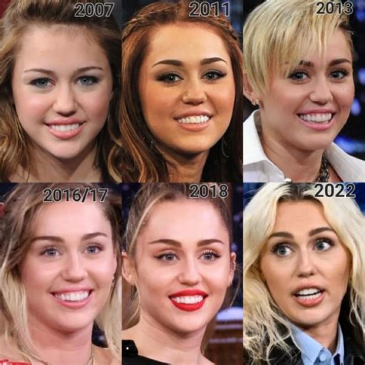 Miley Cyrus changes her looks as quick as possible