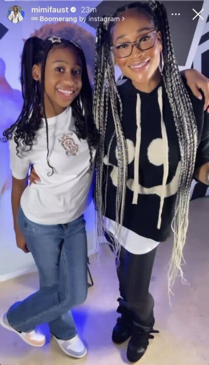 Mimi Faust and daughter Eva Celebrity kids, Mimi faust, Daughter