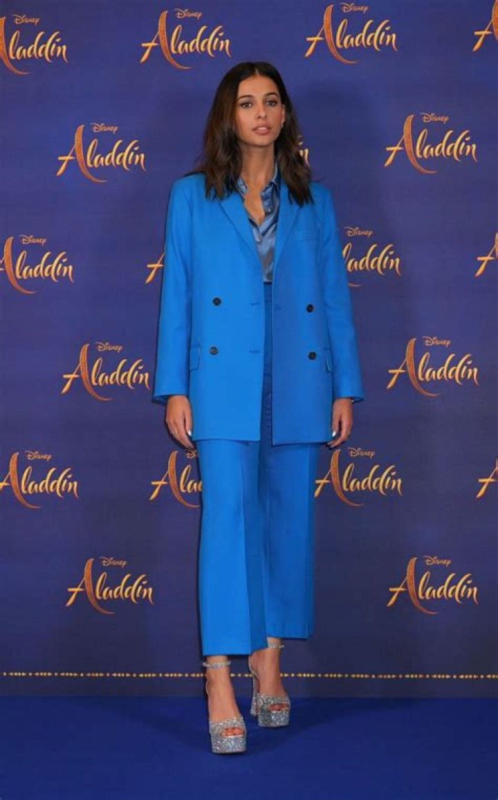 NAOMI SCOTT at Aladdin Press Conference in London 05/10/2019 HawtCelebs