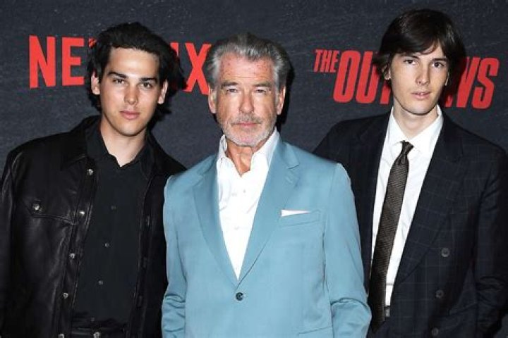 Pierce Brosnan sons the actor&rsquo;s son Christopher Brosnan seen in London
