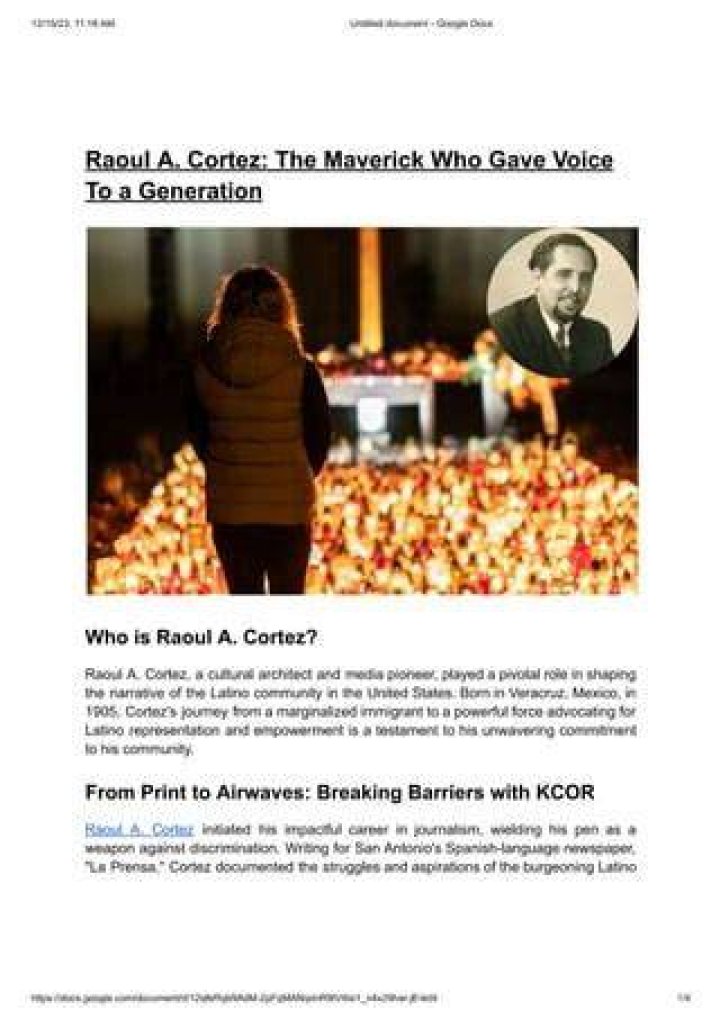 Raoul A. Cortez Illness & Health Did He Die Of Cancer? NewsFinale