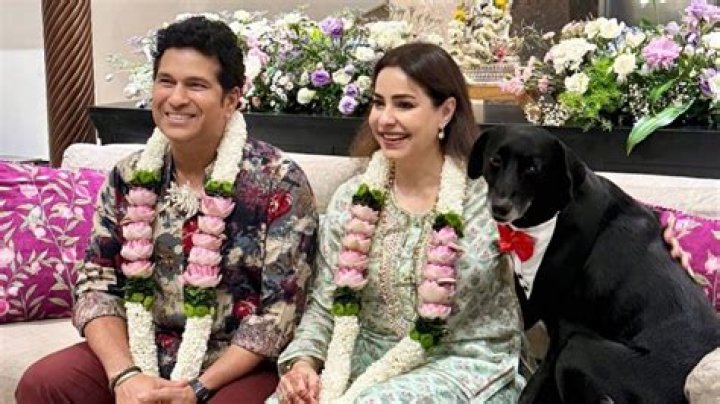 Sachin Tendulkar Kids Wife Family Photos Stock Free Images