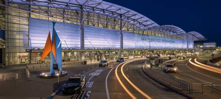 San Francisco International Airport The Depature Takeoff View Aerial