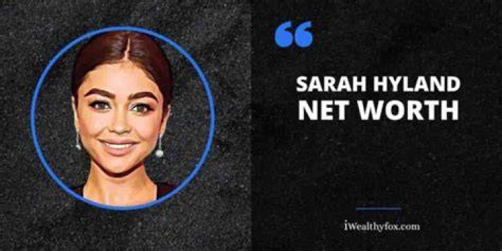 Sarah Hyland Net Worth 2023 Movies and TV Shows Wedding