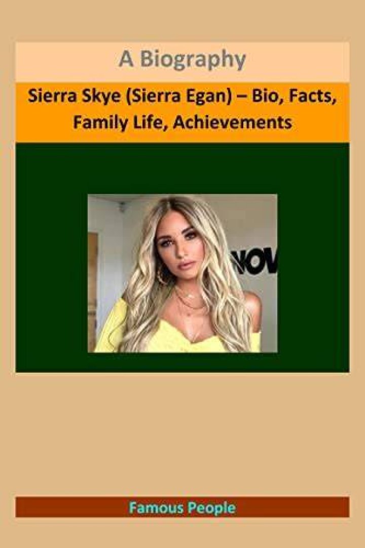 Sierra Skye (Sierra Egan) Bio, Facts, Family Life, Achievements