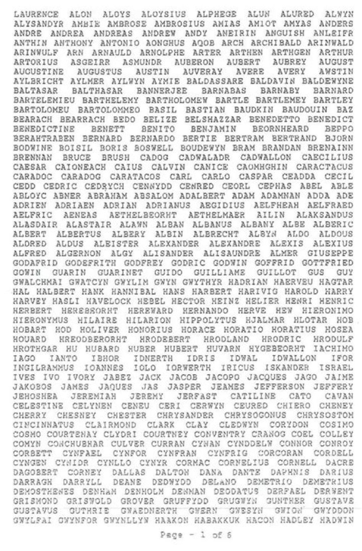 The Longest Name In The Bible