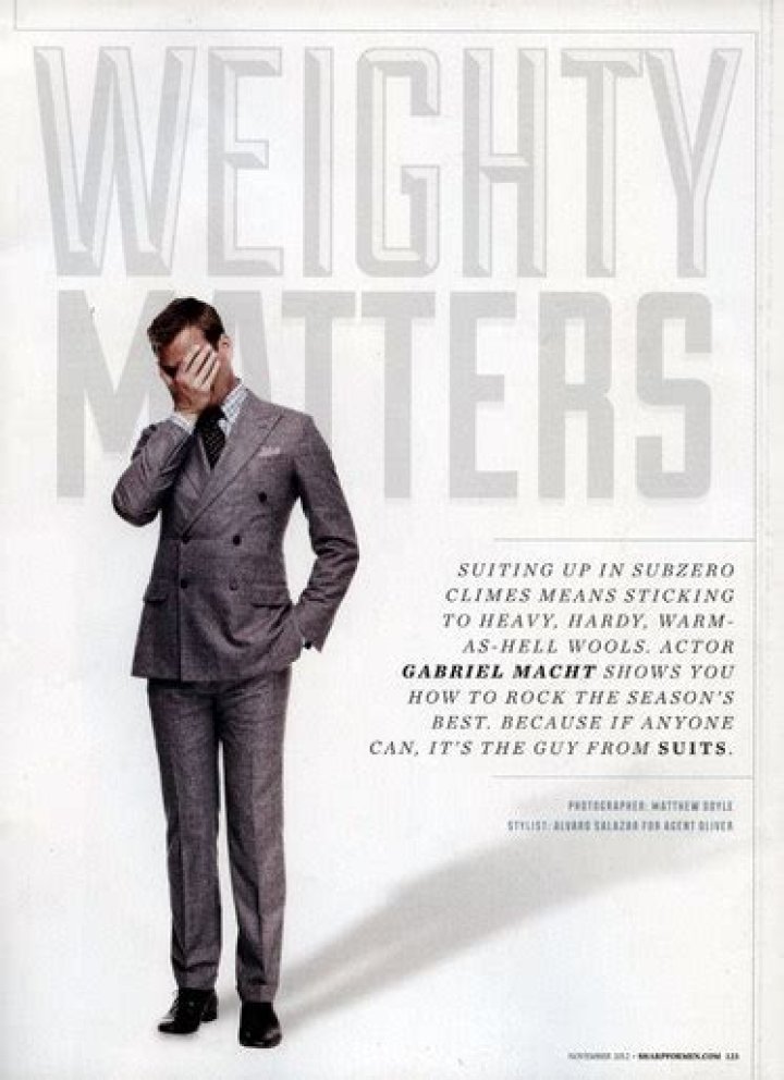 Tracey Mattingly News Gabriel Macht in Da Man Magazine Lookbooks