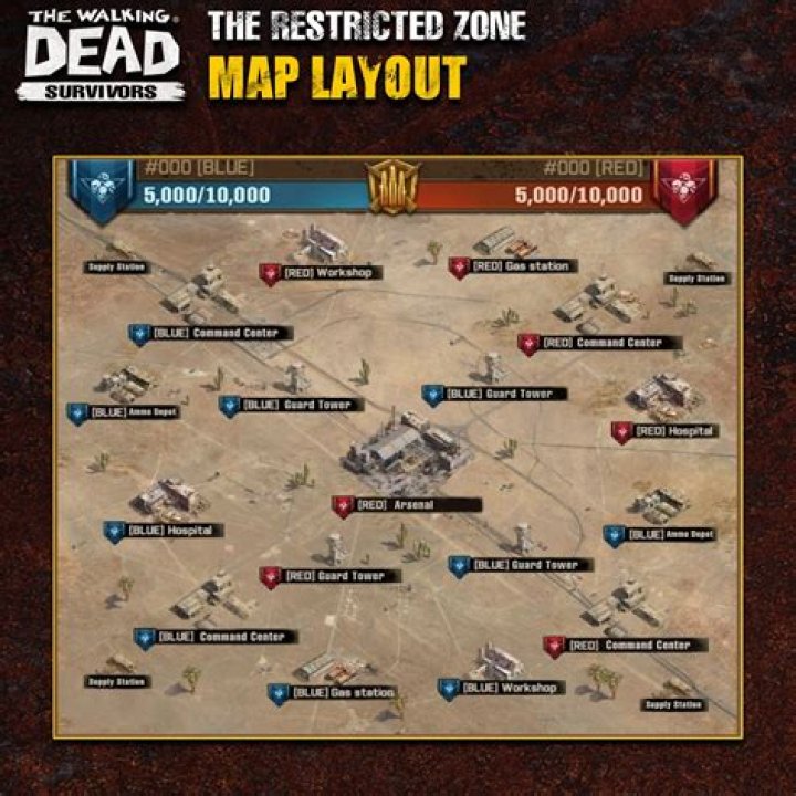TWD Survivors Restricted Zone. Clan vs Clan (CvC)