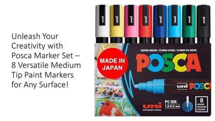 Unleash Your Creativity with Posca Paint Marker Drawings Get Inspired